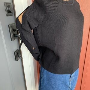 Rachel Roy Collection pullover black sz xsmall